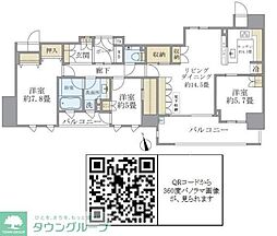 Ｂｒｉｌｌｉａ巣鴨 10階3LDKの間取り