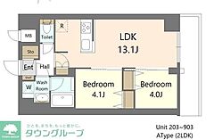 物件の間取り