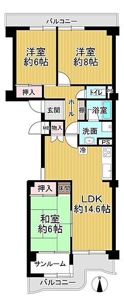 間取り：326000272444