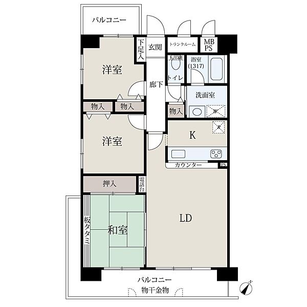 間取り：326000272879