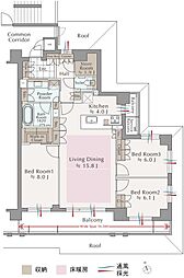 ジオ京都嵐山 3SLDKの間取り