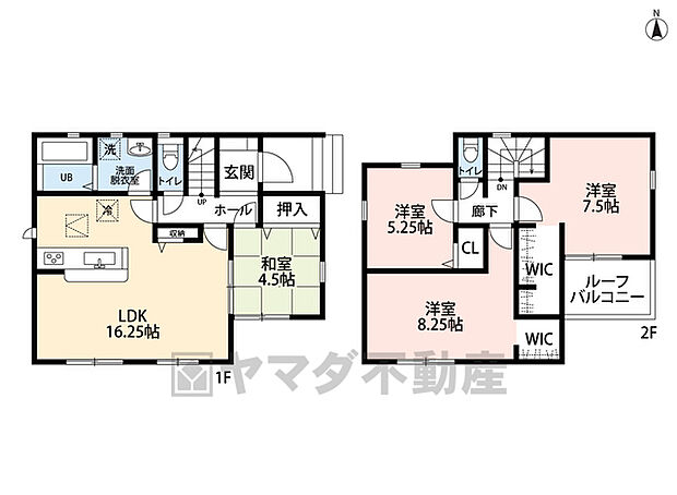 LDKと和室をあわせると広々20.3帖＾＾全居室収納付＾＾