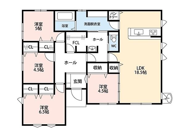 間取りを拡大表示