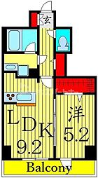 GRAN PASEO 三ノ輪 8階1LDKの間取り