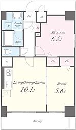 カサ・フェリーチェ 6階1SLDKの間取り