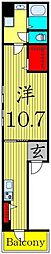 Ambition東尾久 1Kの間取図画像
