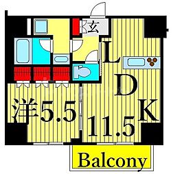 間取図画像 1LDK