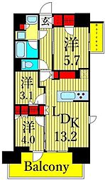 間取図画像 3LDK
