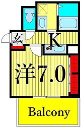 間取図画像 1K