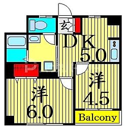 間取図画像 2DK