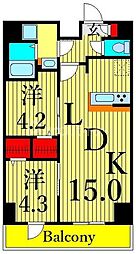 COMFORIA西尾久 2LDKの間取図画像