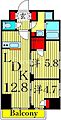 Due入谷24階23.0万円