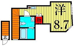 ALLEYHAUS ワンルームの間取図画像
