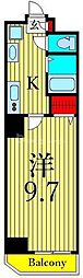 TRADIS日暮里E 1Kの間取図画像
