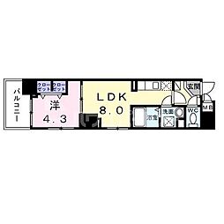 TSUKIMI-SO ガーデン 1LDKの間取図画像