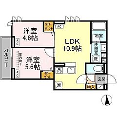 物件の間取り