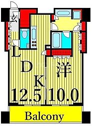 プロスペクトKALON三ノ輪 1LDKの間取図画像