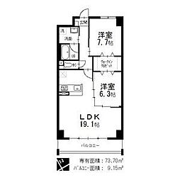 オルソパール伝馬 11階/1102