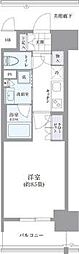 OKBアヴェニール菊井町 1Kの間取図画像