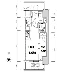 S-RESIDENCE亀島駅前ascent 2階/201