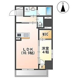 フェアモント千代田 1LDKの間取図画像