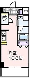 セントフィオーレ神宮 ワンルームの間取図画像
