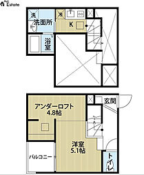 Brio 1Kの間取図画像