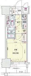 プレサンス栄フロント 1Kの間取図画像