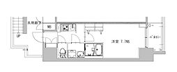 MAXIV名古屋WEST 1Kの間取図画像