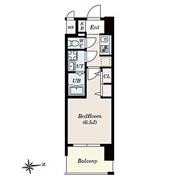 S-RESIDENCE上飯田North 1Kの間取図画像