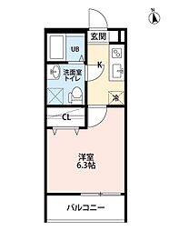 フィールグッド東中島 3階/303