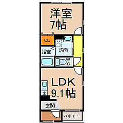 クレセール 2階