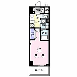名古屋市中川区福住町マンション 1Kの間取図画像