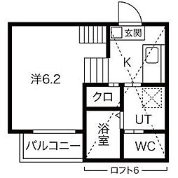 レクセルズ 1SKの間取図画像