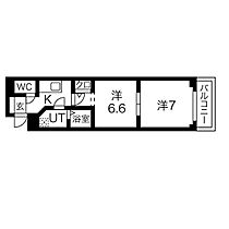 愛知県名古屋市中川区丸米町２丁目（賃貸マンション2K・2階・33.55㎡） その2