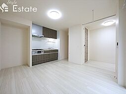 名古屋市営名城線 東別院駅 徒歩5分の賃貸アパート 1階2LDKのリビング/ダイニング