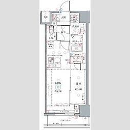 名古屋市営名城線 上前津駅 徒歩3分の賃貸マンション 11階1LDKの間取り
