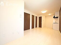 名古屋市営鶴舞線 浄心駅 徒歩12分の賃貸アパート 1階ワンルームのリビング/ダイニング