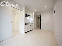 名古屋市営東山線 本陣駅 徒歩7分の賃貸アパート 3階1LDKのリビング/ダイニング