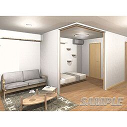 近鉄名古屋線 黄金駅 徒歩4分の賃貸アパート 2階1LDKのリビング/ダイニング