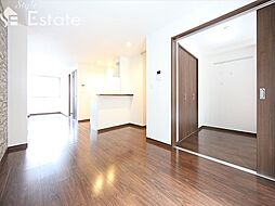 名古屋市営名城線 東別院駅 徒歩6分の賃貸アパート 3階1LDKのリビング/ダイニング