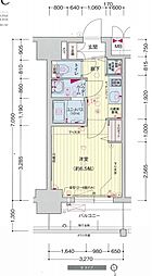 名古屋市営鶴舞線 大須観音駅 徒歩5分の賃貸マンション 5階1Kの間取り