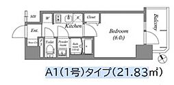 名古屋臨海高速あおなみ線 ささしまライブ駅 徒歩9分の賃貸マンション 3階1Kの間取り