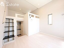 名鉄名古屋本線 栄生駅 徒歩5分の賃貸アパート 2階1SKのリビング/ダイニング