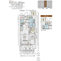 JR東海道本線 尾頭橋駅 徒歩2分の賃貸マンション 2階1DKの間取り