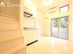 名古屋市営名港線 六番町駅 徒歩8分の賃貸アパート 1階1SKのリビング/ダイニング