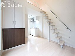 名古屋市営東山線 新栄町駅 徒歩7分の賃貸アパート 2階1Kのリビング/ダイニング