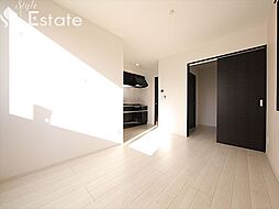 名古屋市営鶴舞線 庄内通駅 徒歩5分の賃貸アパート 1階1LDKのリビング/ダイニング