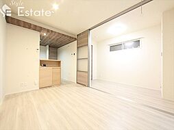 名古屋市営鶴舞線 庄内通駅 徒歩4分の賃貸アパート 1階1LDKのリビング/ダイニング