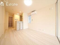 名鉄小牧線 上飯田駅 徒歩8分の賃貸アパート 1階1LDKのリビング/ダイニング